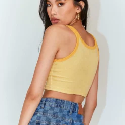 Princess Polly Happy Go Lucky Top Yellow -Modeoryx Sales Store 4 f9859548 759b 497f bbcd 6275e698dd3b