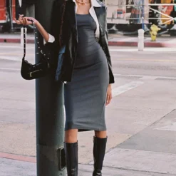 Princess Polly Camellia Midi Dress Slate Grey 11 Princess Polly Camellia Midi Dress Slate Grey -Modeoryx Sales Store 5 modelinfo Ayanna us2 a6d7ba39 5ab6 4114 86f5 f117e5ae8672