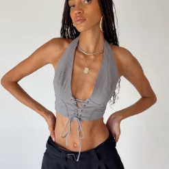 Princess Polly Adkins Top Grey -Modeoryx Sales Store 5 modelinfo ayaana us2 38806633 ed41 430a 957f 05c3b938367b