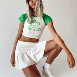 Princess Polly Shoot For The Stars Tee White / Green -Modeoryx Sales Store 5 modelinfo ira us2 656b1298 7175 4f4a 9b4a 742c5dc41101