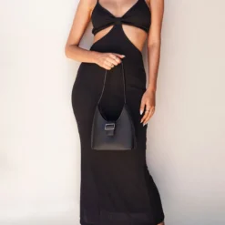 Princess Polly Jocelyn Cut Out Midi Dress Black -Modeoryx Sales Store 5 modelinfo izy US2 1308eaeb 05e6 455c aaa1 ca0ac257190f