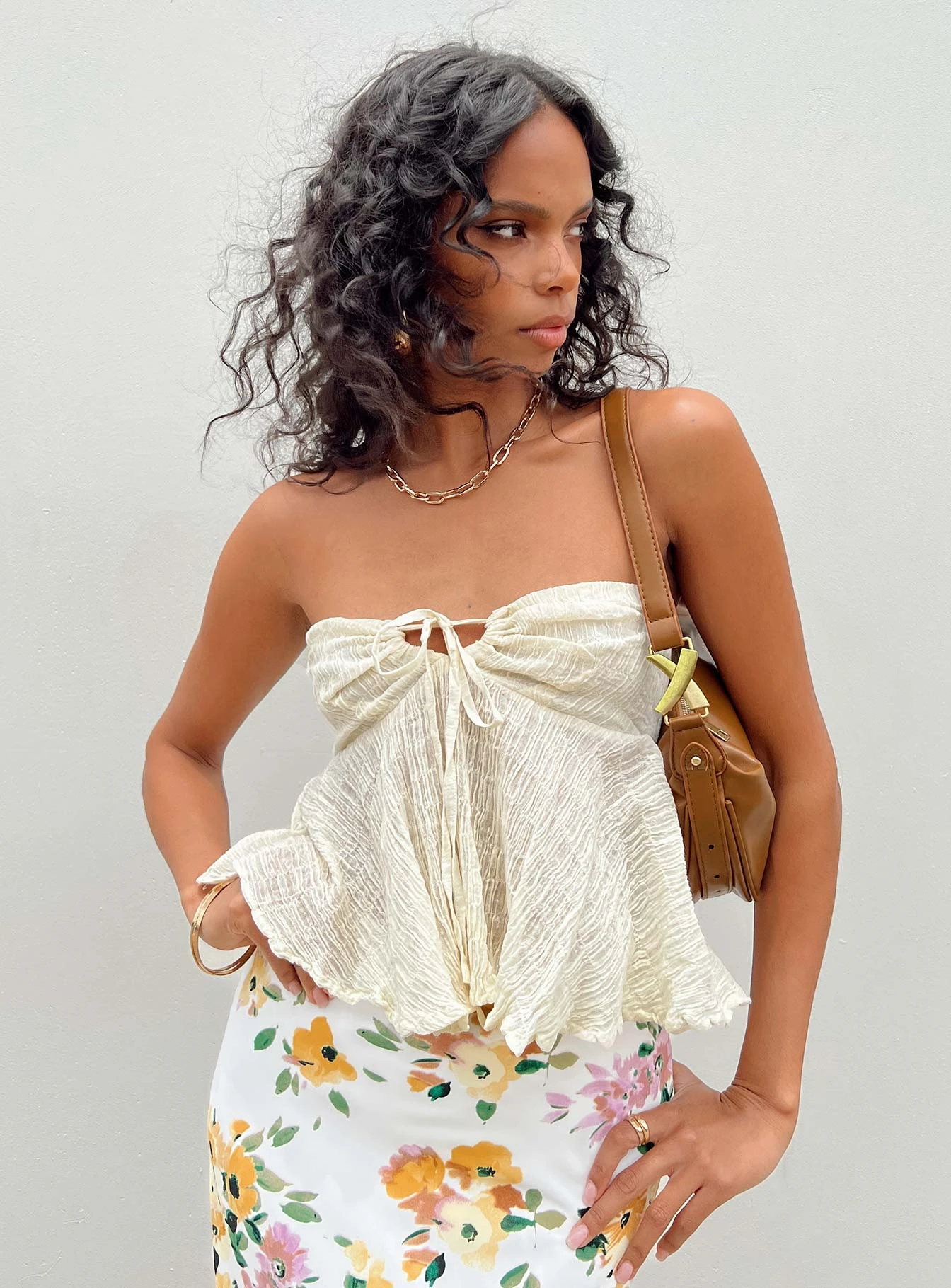 Princess Polly Long Summer Nights Top Ivory 7 Princess Polly Long Summer Nights Top Ivory - Image 7