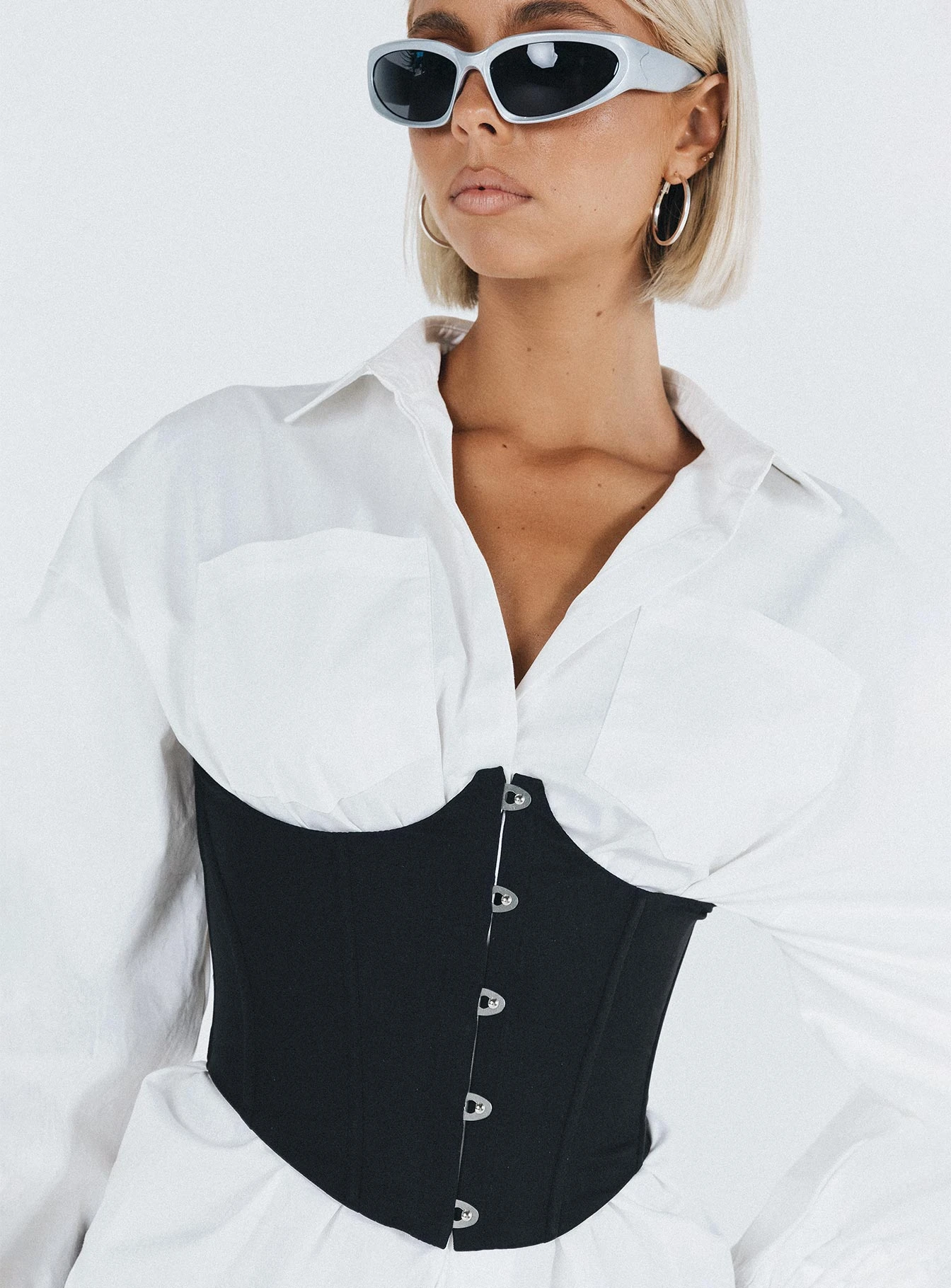 Rosina Underbust Corset Black 7 Rosina Underbust Corset Black - Image 7