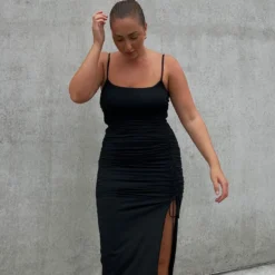 Adalee Midi Dress Black