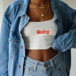 Princess Polly Baby Tank Top White -Modeoryx Sales Store BABY TANK TOP 46a85549 80af 4e3a 9f45 4ede9149d211