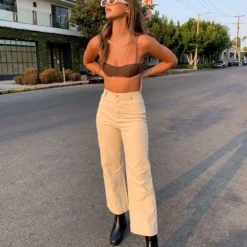 Princess Polly Carter Pants Beige -Modeoryx Sales Store CARTER PANTS BEIGE