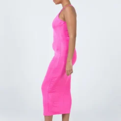 Everlast Midi Dress Hot Pink -Modeoryx Sales Store EVERLAST 3