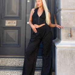 Princess Polly Grayson Pants Black