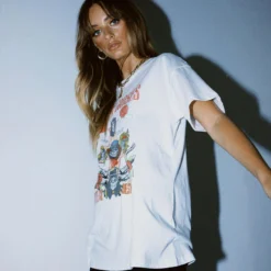 Princess Polly Guns N' Roses 1988 Tour Tee White