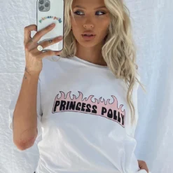 Princess Polly Zahra Tee White
