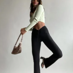 Princess Polly Imogen Pants Black