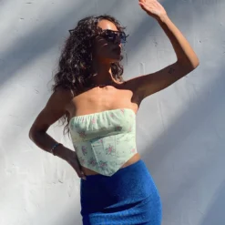 Princess Polly Ivy Bustier Yellow Floral 20 Princess Polly Ivy Bustier Yellow Floral -Modeoryx Sales Store IVY BUSTIER YELLOW FLORAL 1