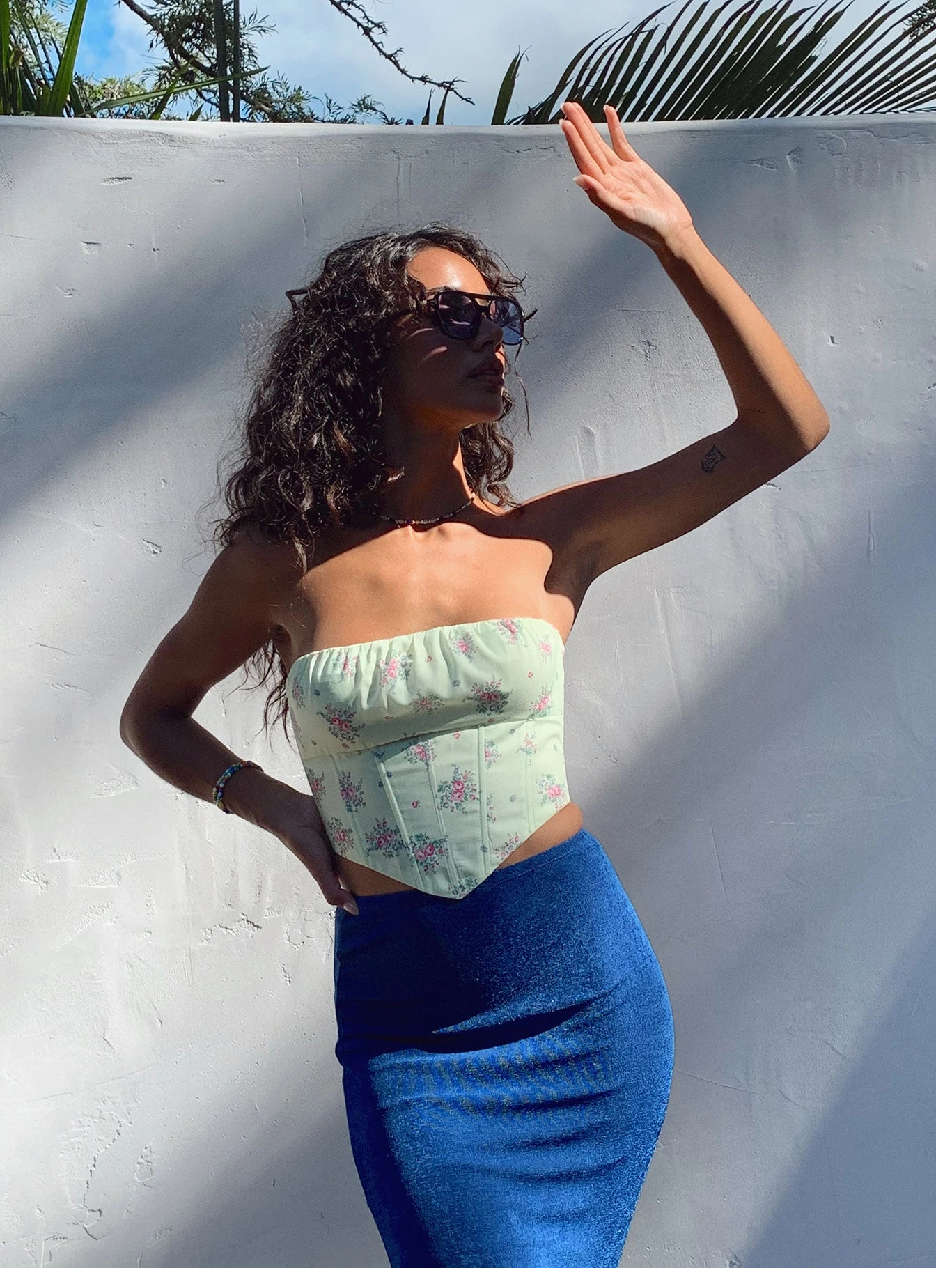 Princess Polly Ivy Bustier Yellow Floral 10 Princess Polly Ivy Bustier Yellow Floral - Image 10