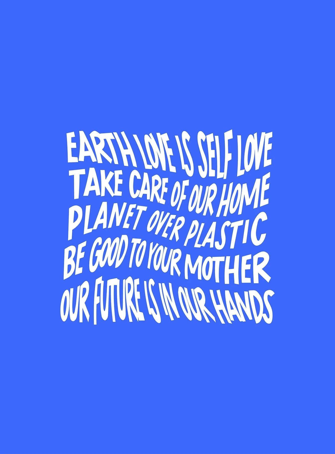 Be Kind Charity Oversized Tee Blue Curve 4 Be Kind Charity Oversized Tee Blue Curve - Image 4