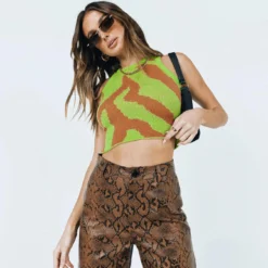 Modeoryx Sales Store 7 Princess Polly Lucinda Top Green