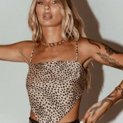 Princess Polly Luka Top Beige -Modeoryx Sales Store LukaTopBeige 2