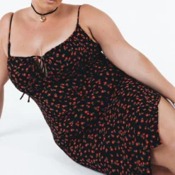 Noda Midi Dress Black Curve 13 Noda Midi Dress Black Curve -Modeoryx Sales Store NODA MIDI DRESS BLACK CURVE 3