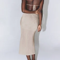 Princess Polly Vera Midi Dress Beige -Modeoryx Sales Store Vera Maxi Dress Beige 5 copy